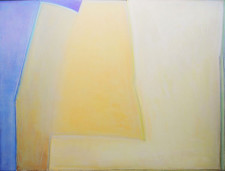 Yellow Landscape by the Sea - a Michael Dailey painting