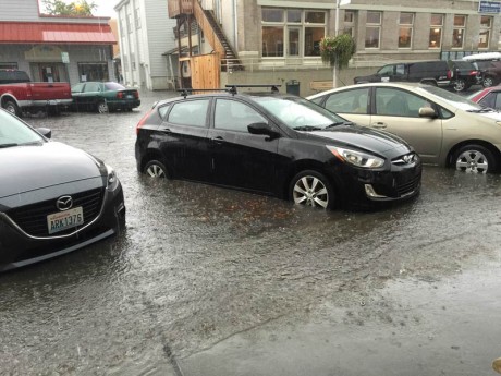 Rain on First Street, in front of Pelindaba - Andrea Kiernan-Ross photo