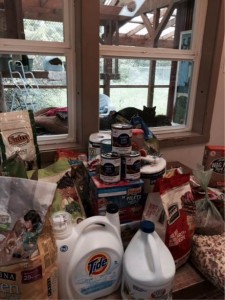 Some of the stuff donated to APSFH Saturday at Jack's 12th Birthday Party - Contributed photo