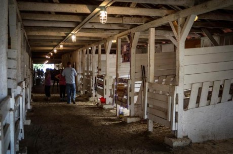The inside of the existing horse barn - Tim Dustrude photo