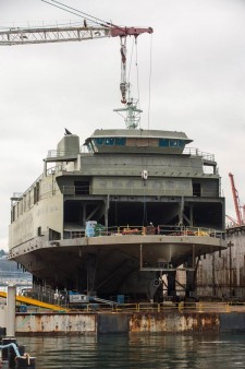 M/V Tokitae under construction in March of 2013 - WSF Photo