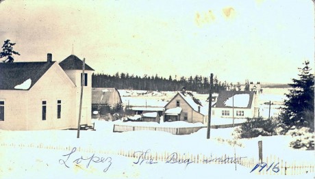 Snow on Lopez 100 years ago this month - SJ Historical Museum photo