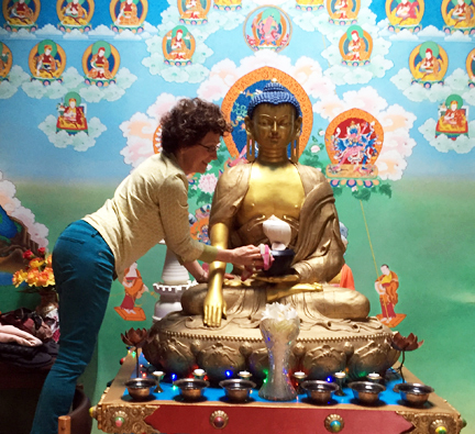 Liza Michaelson Gently Cleaning Buddha - Peggy Sue McRae photo 