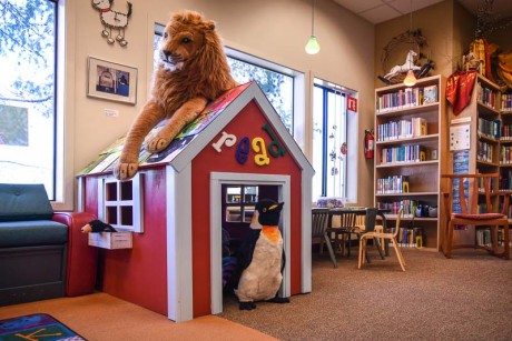 The new Book Nook for kids at the Library - Tim Dustrude photo