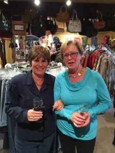 Debbie Dardanelli and Yvonne Swanberg at the June Social - Contributed photo