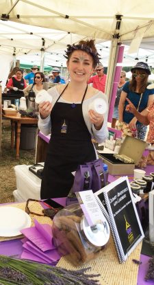 Madeline Marinkovich Selling Lavender Ice Cream - Peggy Sue McRae Photo