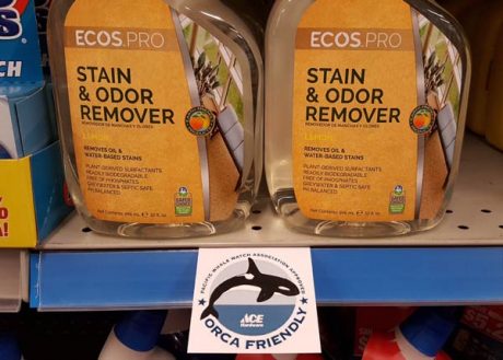 One example of Orca-Friendly product signage - Contributed photo