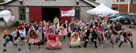 This was the scene last year at Brickworks as Zombies overtook the plaza - Contributed photo