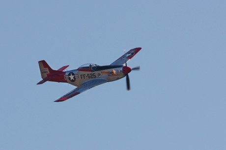 P-51D Mustang fly by - Photo by Marie DiCristina