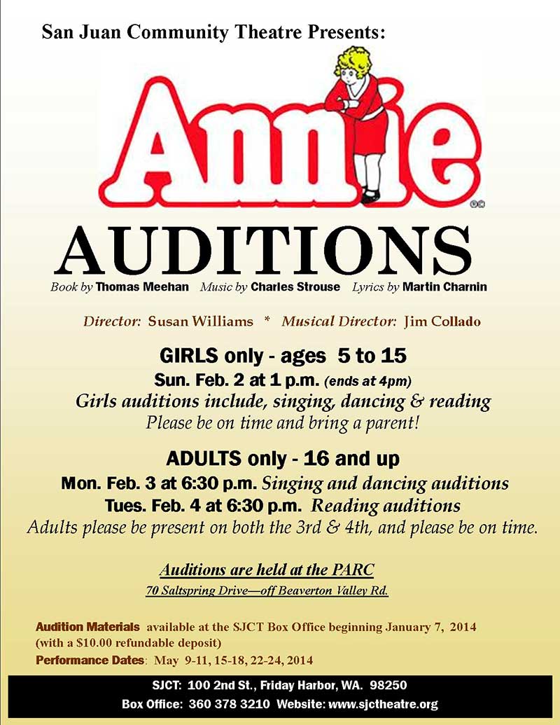 annie tour auditions