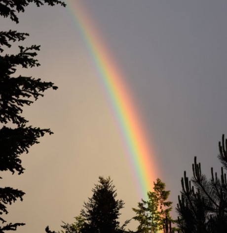 Sunday Evening Rainbow - Shelley Alan photo